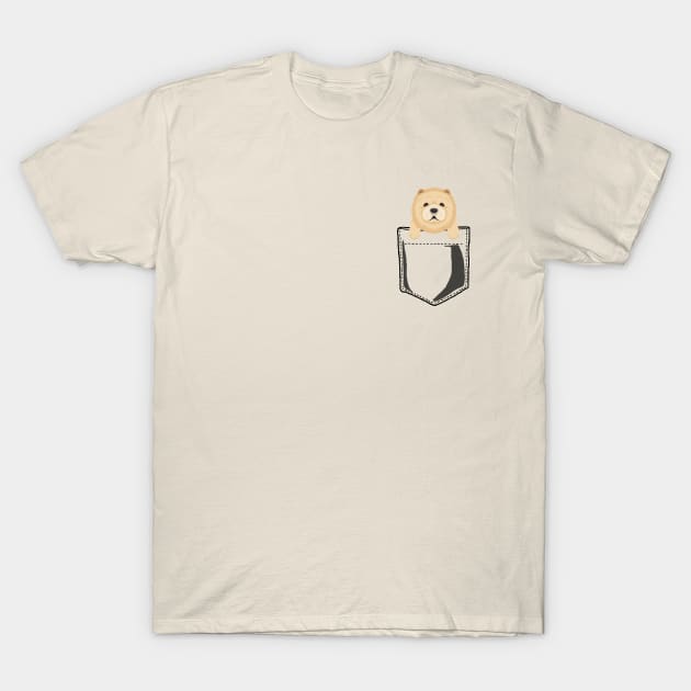 Pocket Chow Chow T-Shirt by JKA